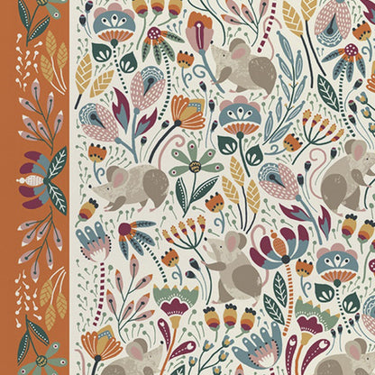 Field Mice Cotton Tea Towel