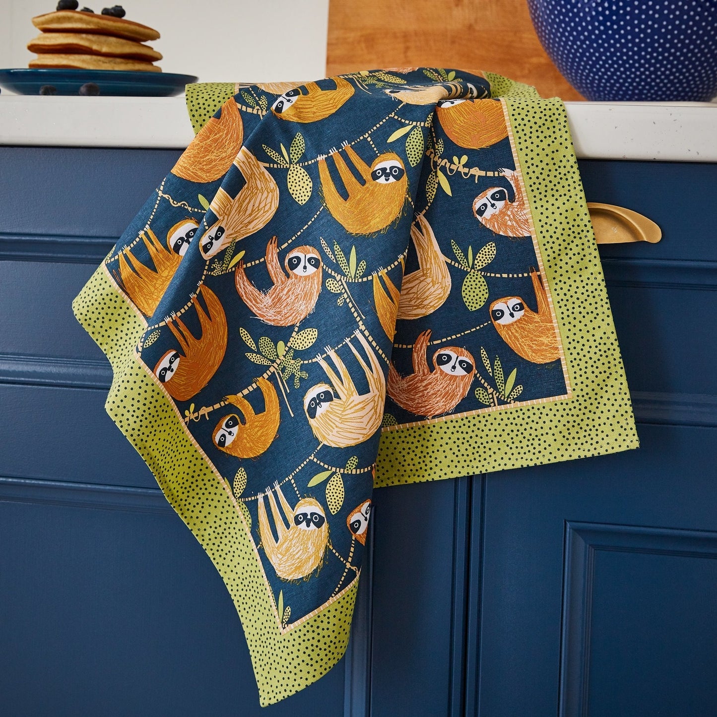 Hanging Around Cotton Tea Towel