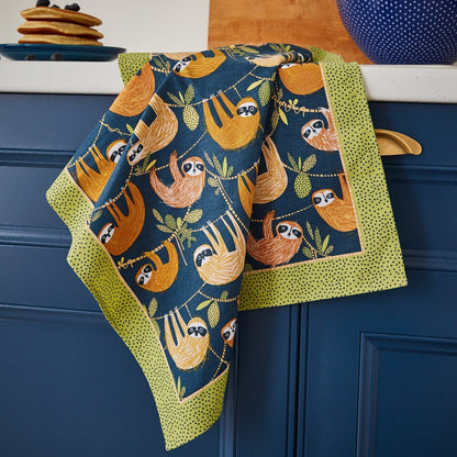Hanging Around Cotton Tea Towel