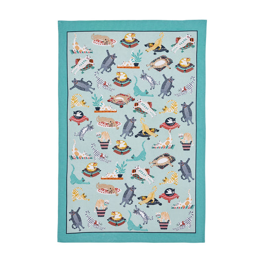 Kitty Cats Cotton Tea Towel