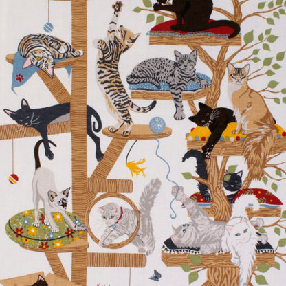 Moggie Mahem Cotton Tea Towel
