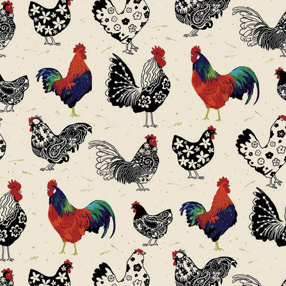 Rooster Cotton Tea Towel