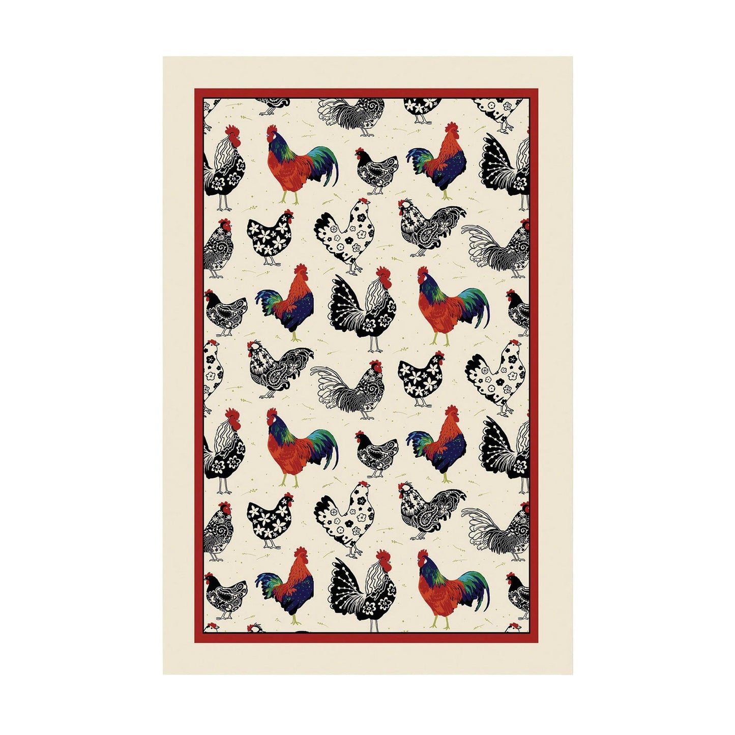 Rooster Cotton Tea Towel