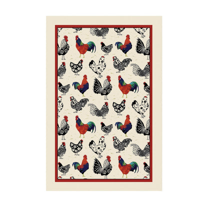 Rooster Cotton Tea Towel