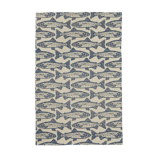 Salmon Cotton Tea Towel