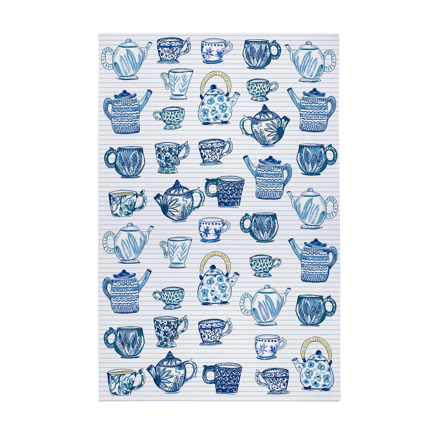 Tea Cups Cotton Tea Towel