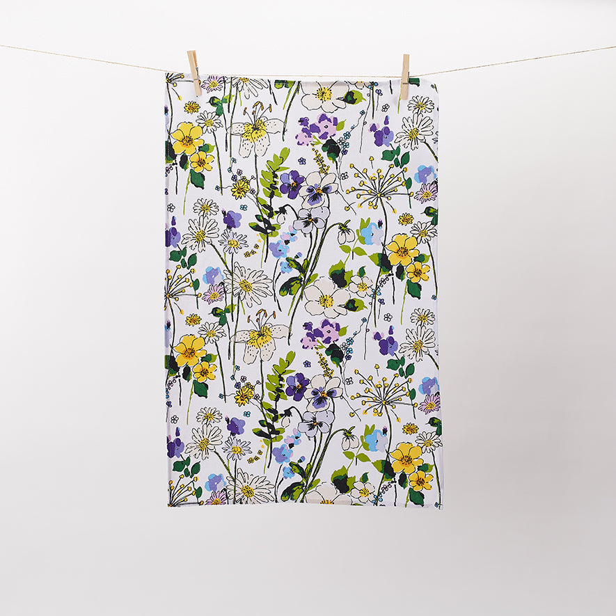 Wildflowers Cotton Tea Towel