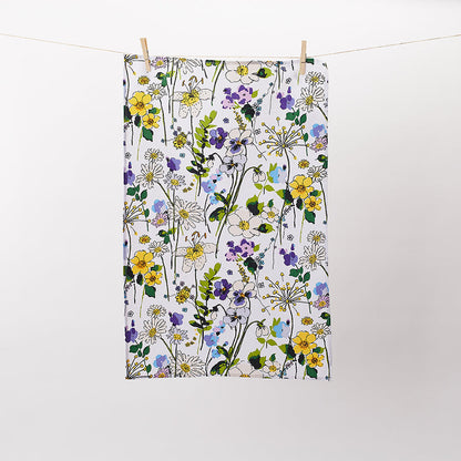 Wildflowers Cotton Tea Towel