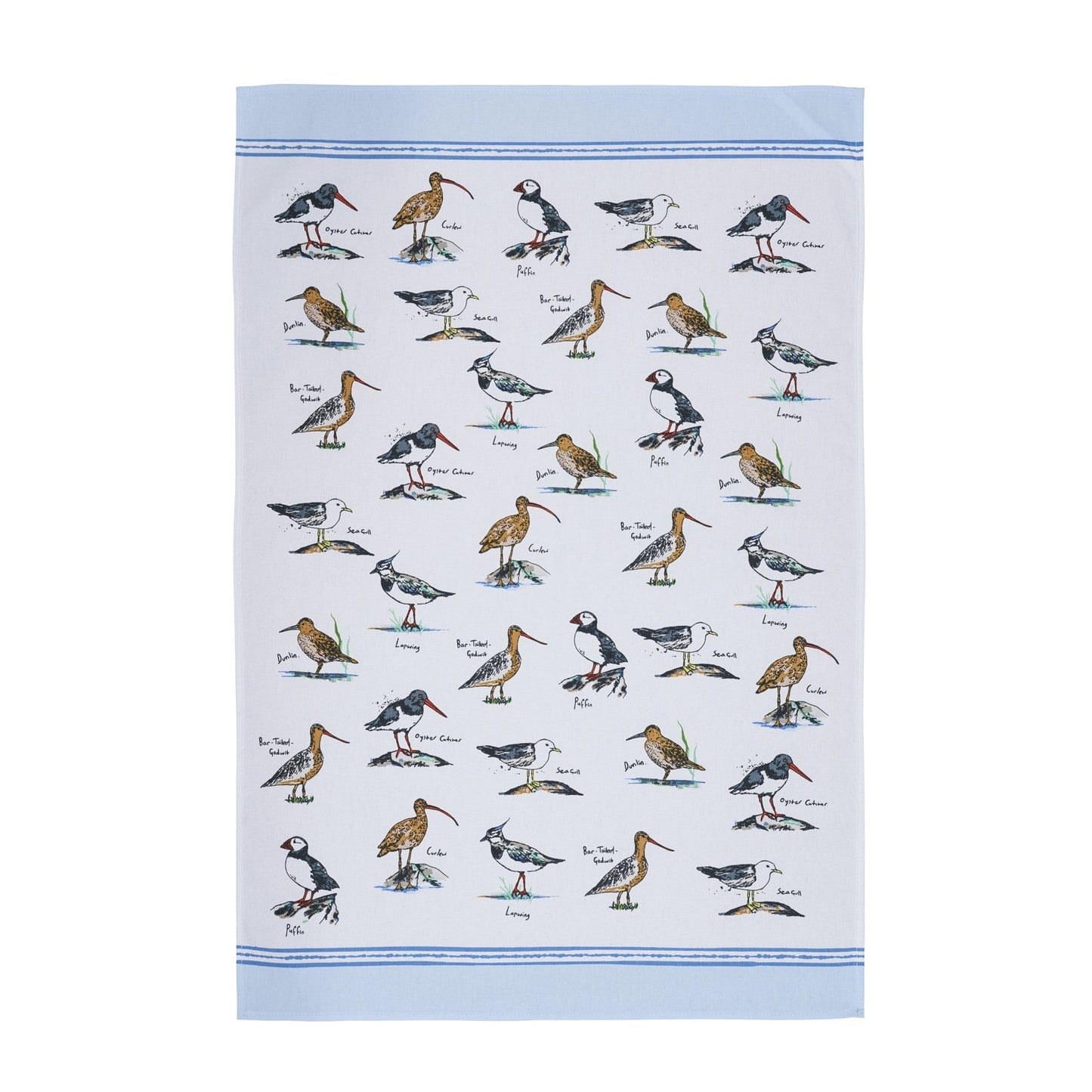 Coastal Birds Cotton Tea Towel