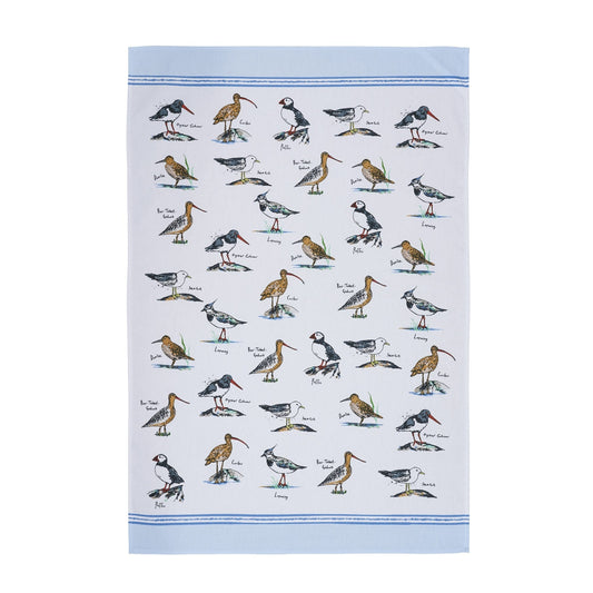 Coastal Birds Cotton Tea Towel