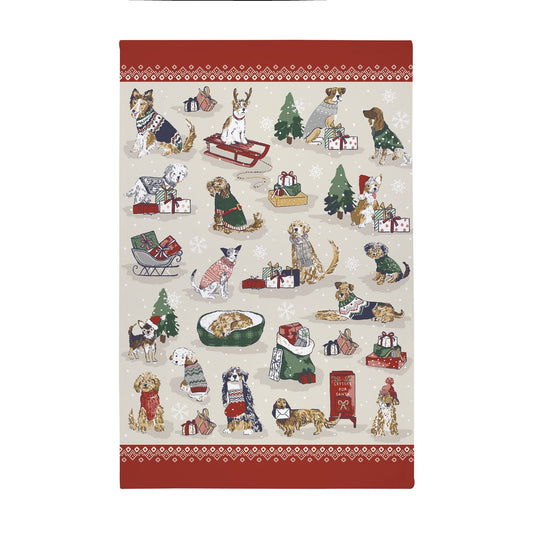 Merry Mutts Cotton Tea Towel