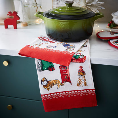 Merry Mutts Cotton Tea Towel