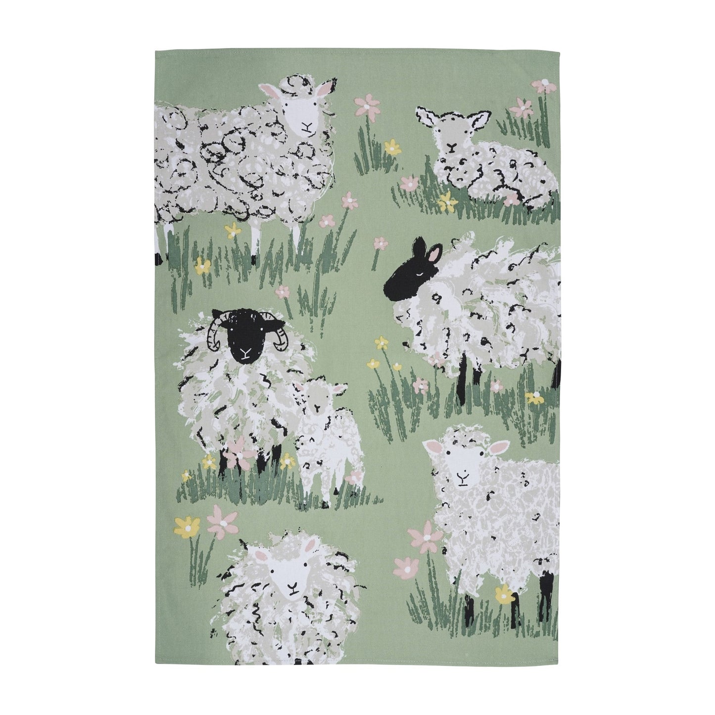 Woolly Sheep Cotton Tea Towel