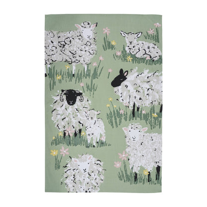 Woolly Sheep Cotton Tea Towel