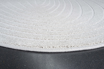 Geo hspp and pes hi low 160x230cm Pebble Shape in Cream