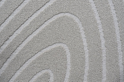Geo hspp and pes hi low 160x230cm Pebble Shape in Cream