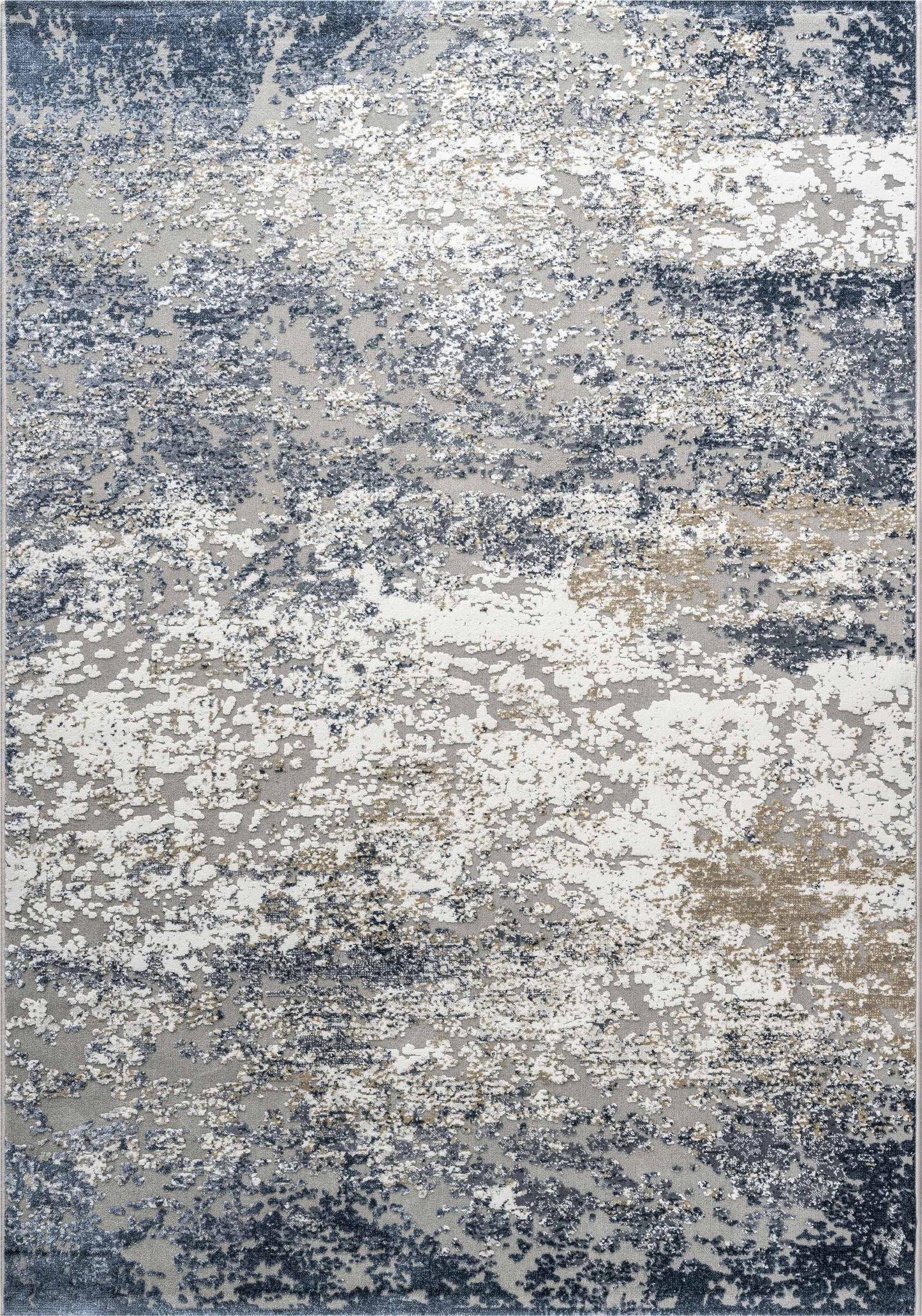Canyon polyester and heatset 160cm circle in Blue