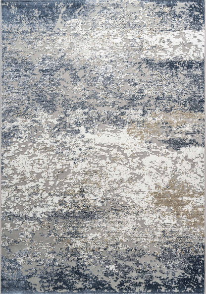 Canyon polyester and heatset 160cm circle in Blue