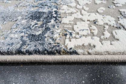 Canyon polyester and heatset 160cm circle in Blue
