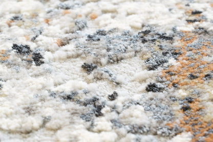 Canyon polyester and heatset 160cm circle in Cream