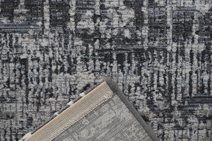 Canyon polyester and heatset in Dark Silver