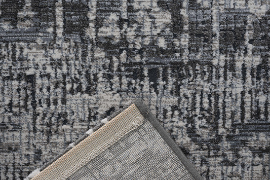 Canyon polyester and heatset in Dark Silver