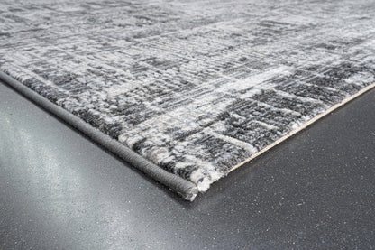 Canyon polyester and heatset in Dark Silver
