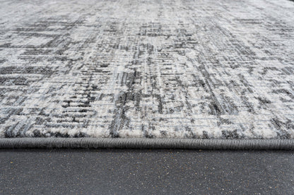 Canyon polyester and heatset in Dark Silver