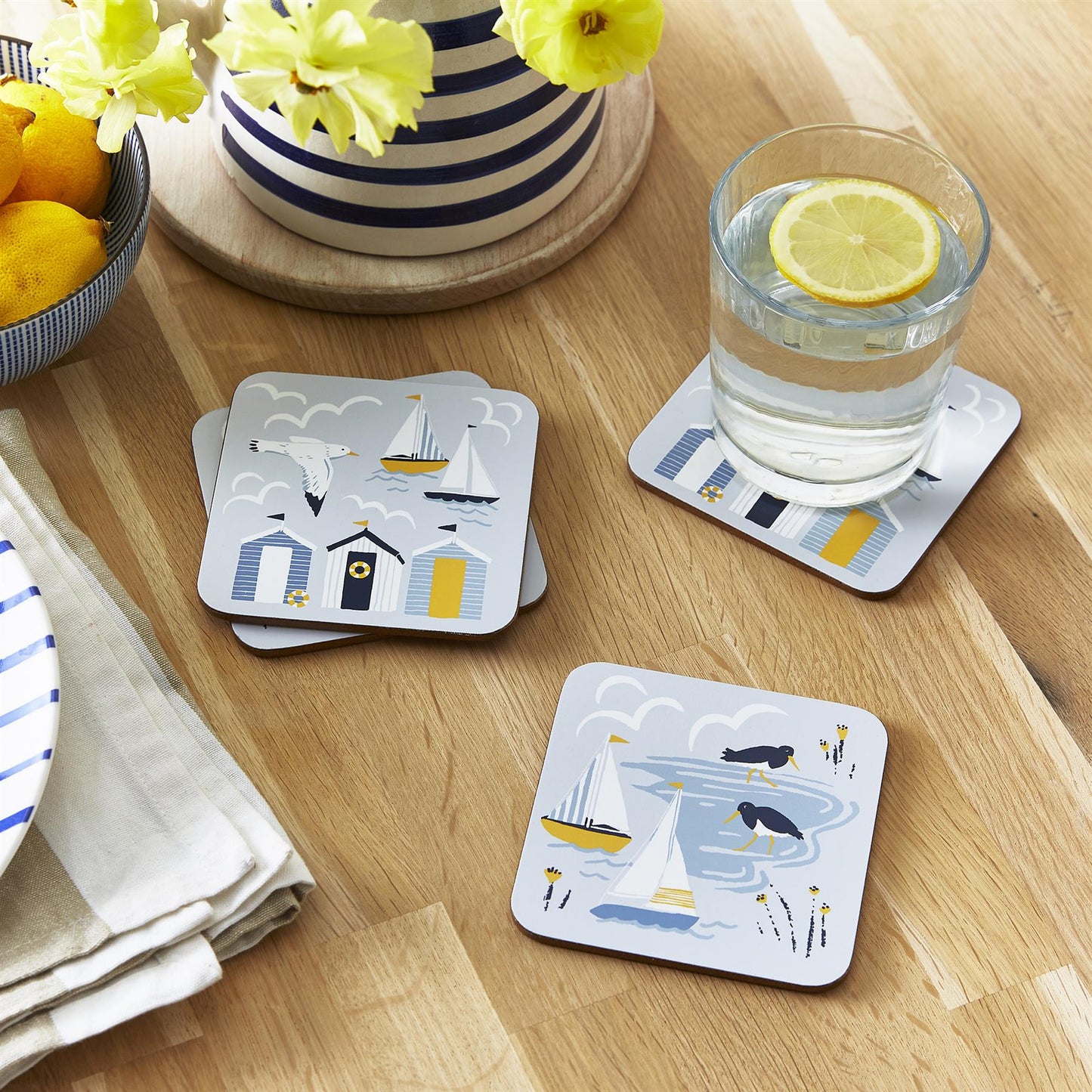 Seashore Coasters 4 Pack