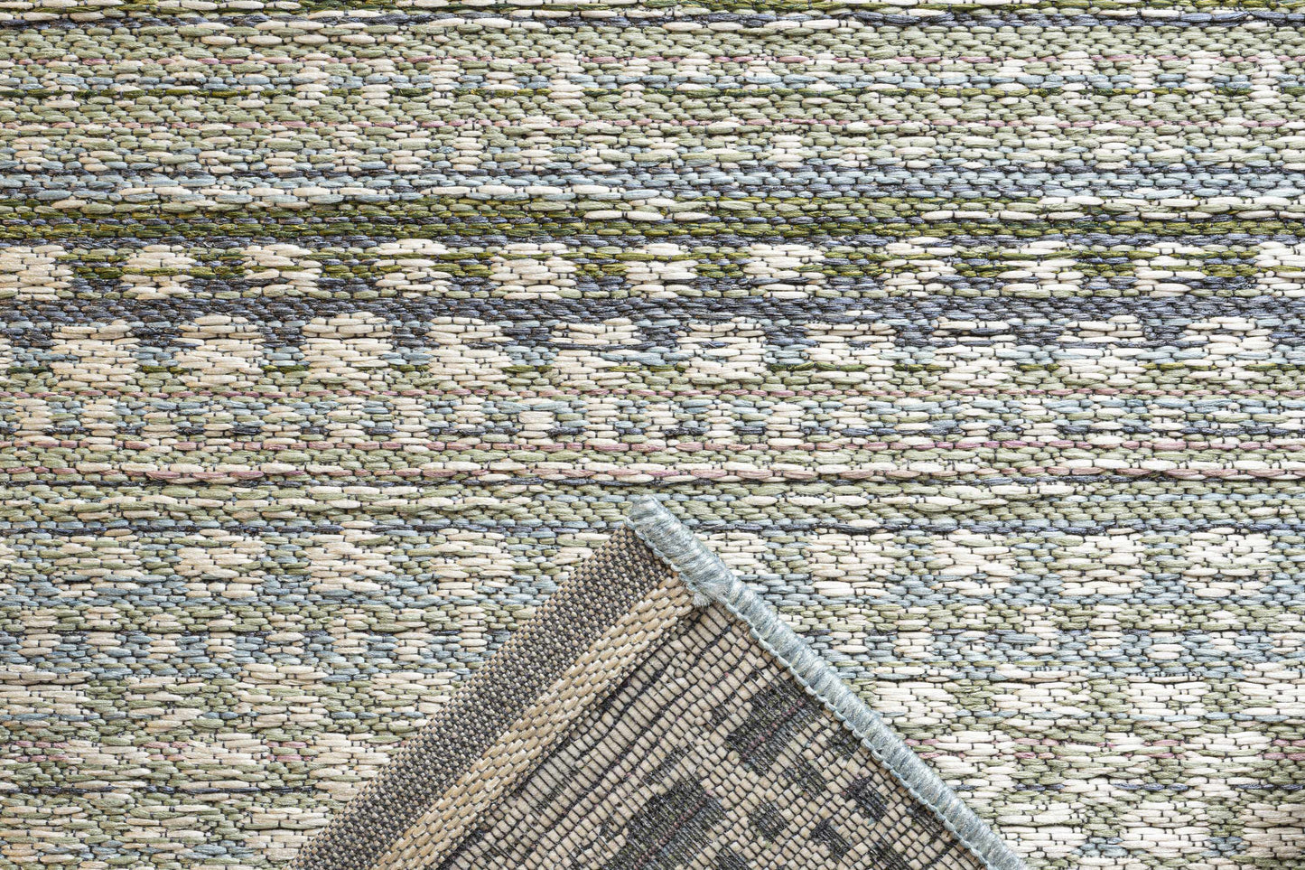 Brighton Flatweave in Aqua