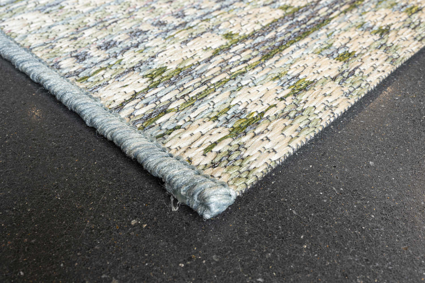 Brighton Flatweave in Aqua