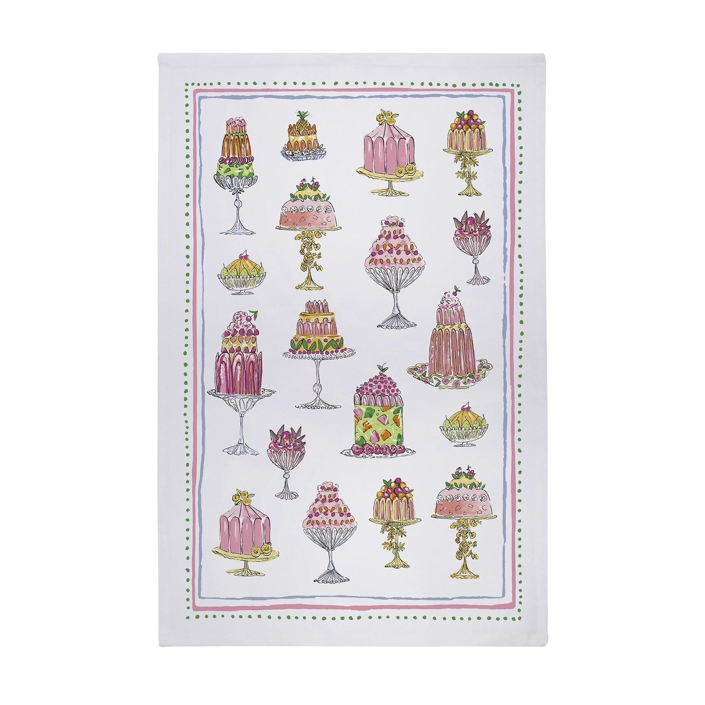 Vintage Jellies Cotton Tea Towel
