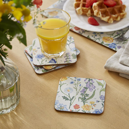 Cottage Garden Coasters 4 Pack
