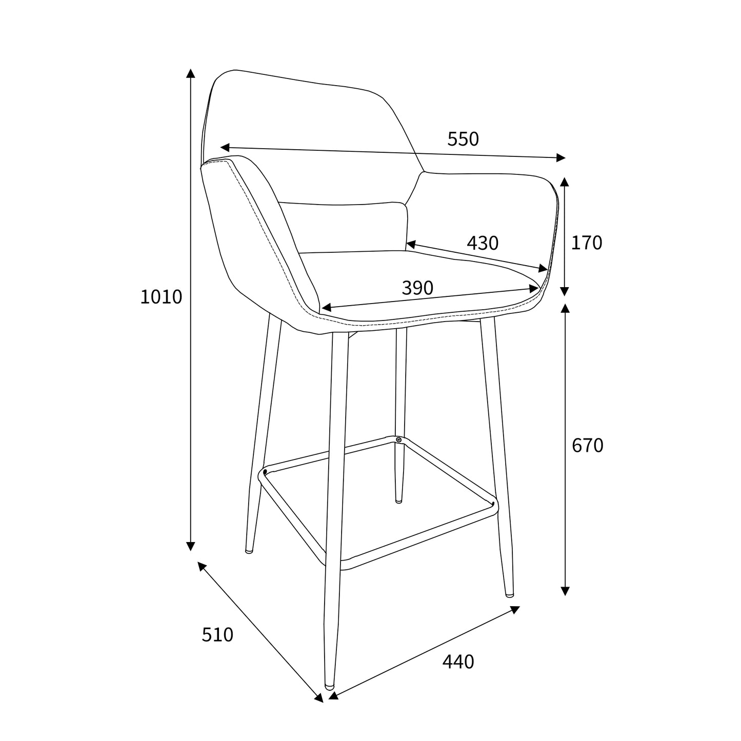 Sorento Bar Stool