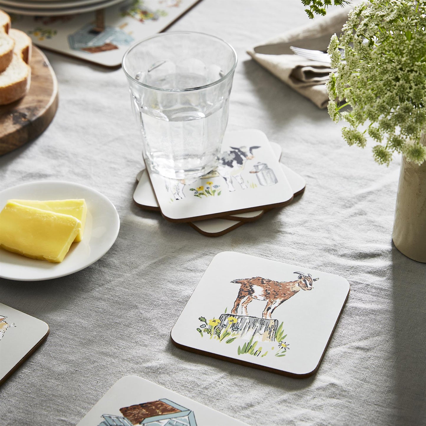 Portman Farm Coasters 4 Pack