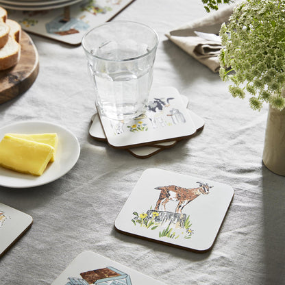 Portman Farm Coasters 4 Pack
