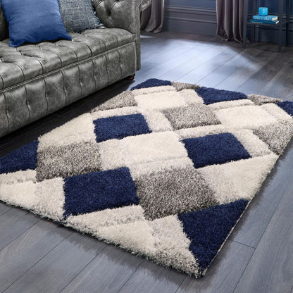 Origins 3D Geo Shaggy Navy