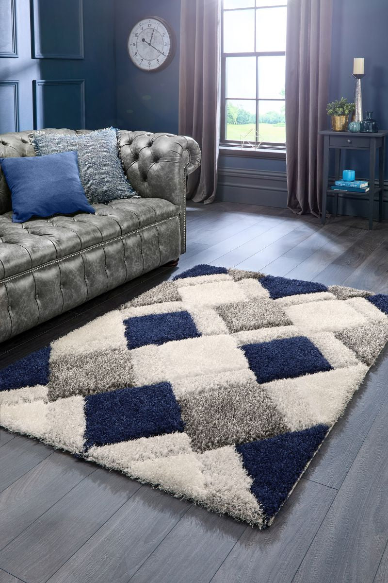 Origins 3D Geo Shaggy Navy