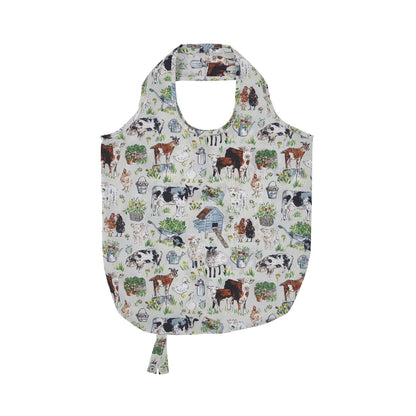 Portman Farm Foldable Tote Bag Medium in Grey