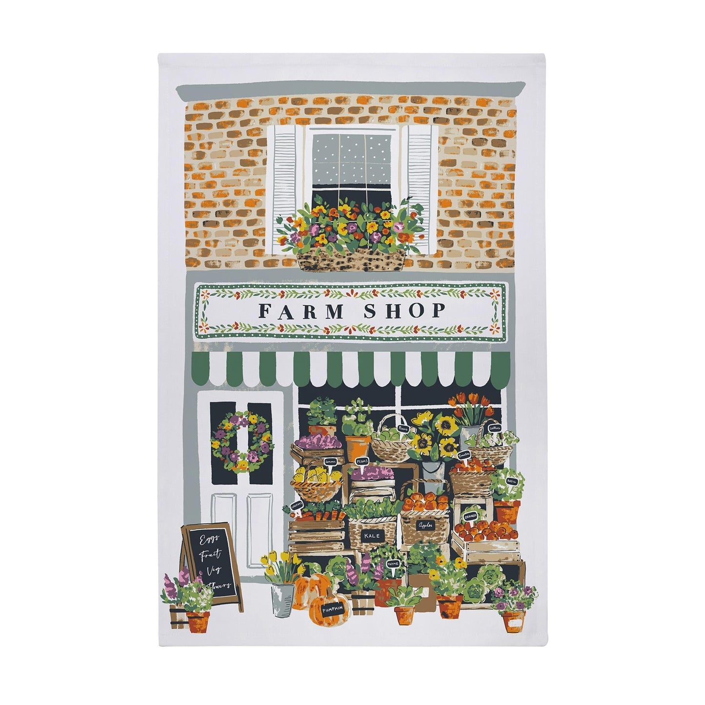 Farm Shop Cotton Tea Towel