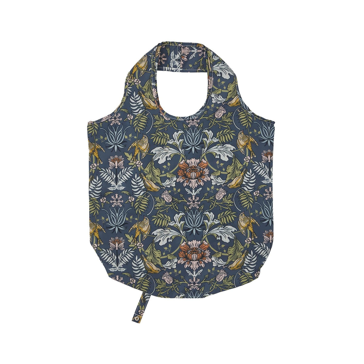 Finch & Flower Foldable Tote Bag Medium in Navy
