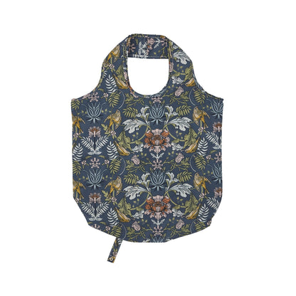 Finch & Flower Foldable Tote Bag Medium in Navy