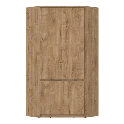 Fribo Corner Wardrobe 2 Door in Golden Ribbeck Oak