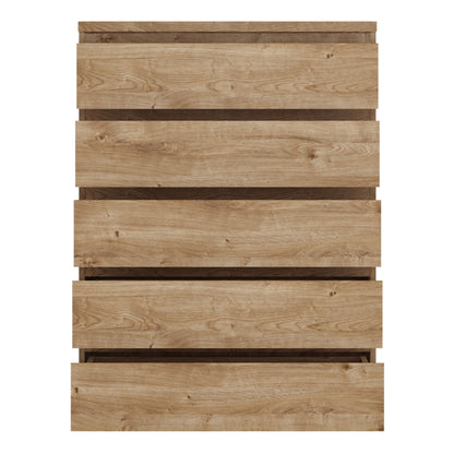 Fribo Chest of 5 Drawers in Golden Ribbeck Oak