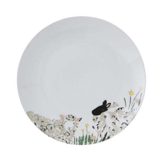 Woolly Sheep Porcelain Dinner Plate