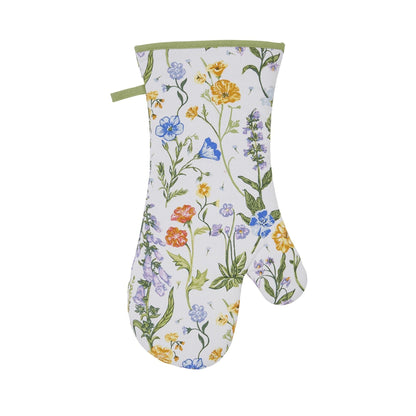 Cottage Garden Gauntlet Oven Glove