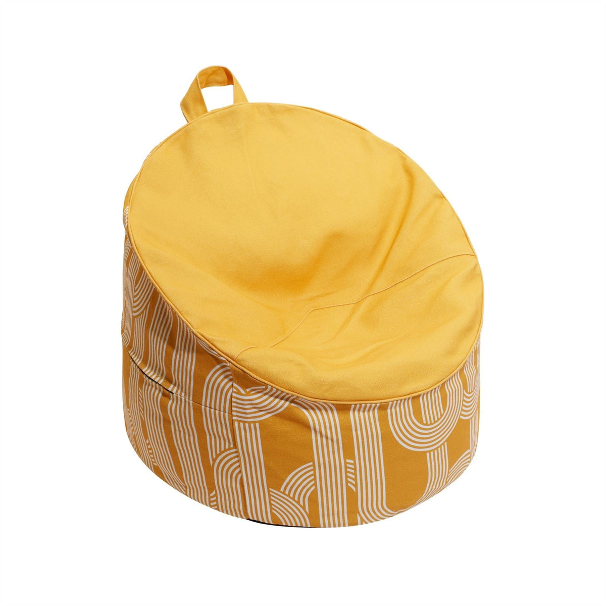 Cardinal Marbles Filled Bean Bag in Ochre
