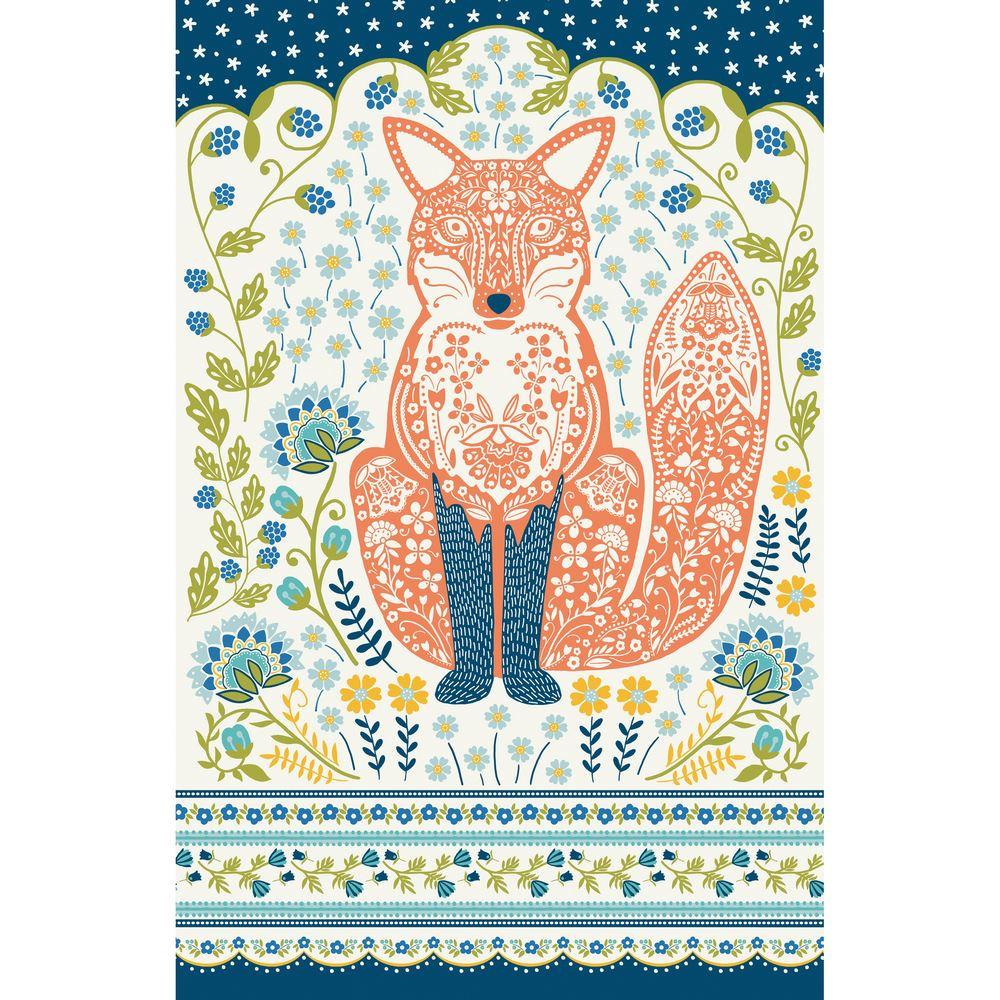 Woodland Fox Cotton Tea Towel