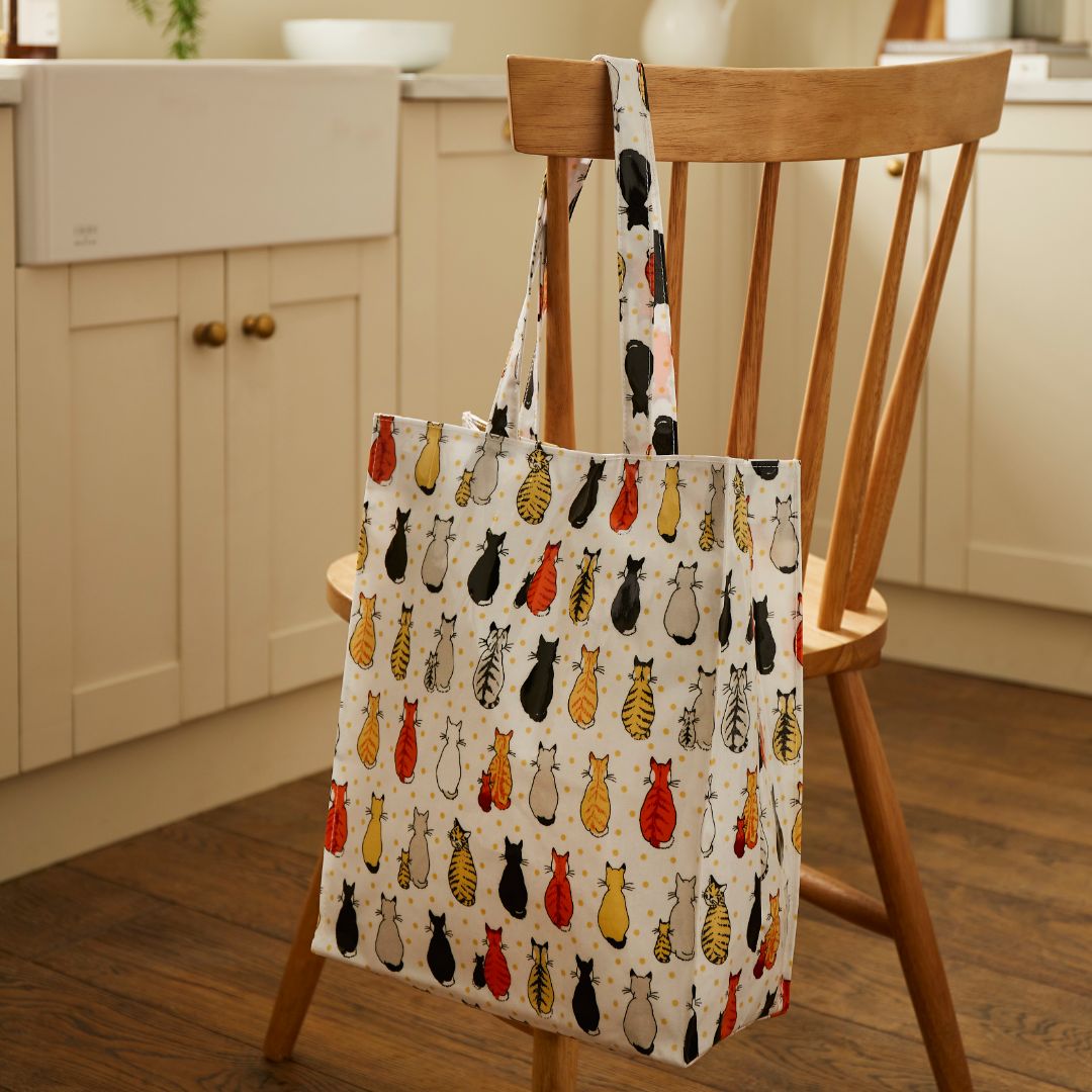 Cats In Waiting 2026 Foldable Tote Bag Medium