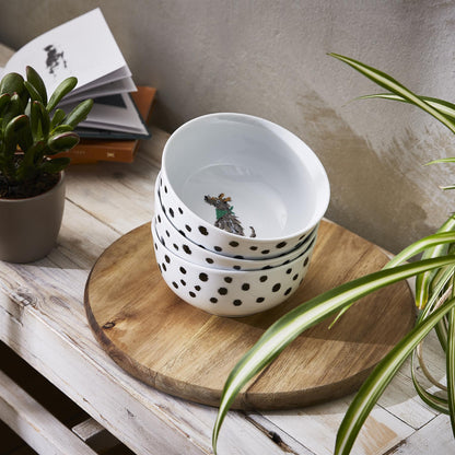 Dog Days Porcelain Bowl